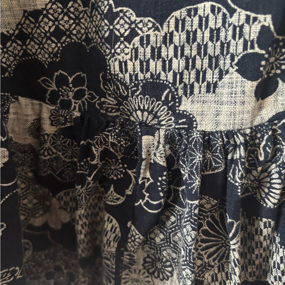 Japanese Cotton cropped top - Picture 4 of 5